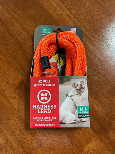 Dog harness lead escape - harness, lead-