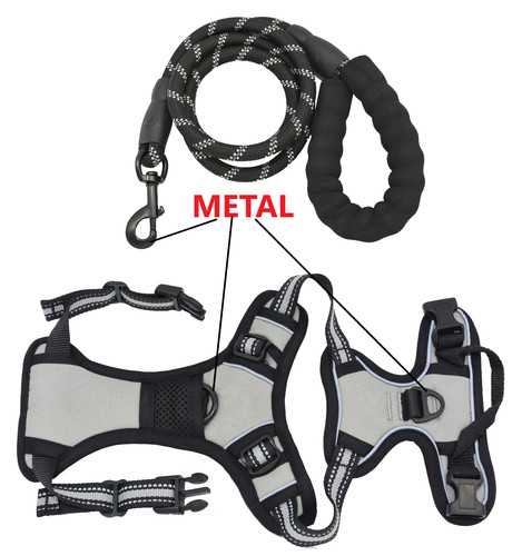 Dog harness training - &,
