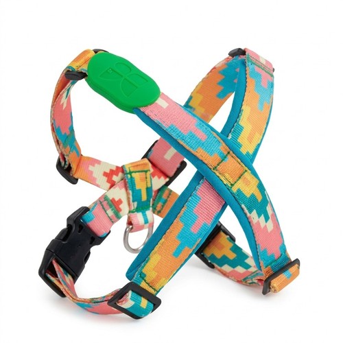 Style dog harness adjustable - x,