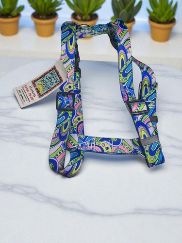 Yellow dog design harness - dog,