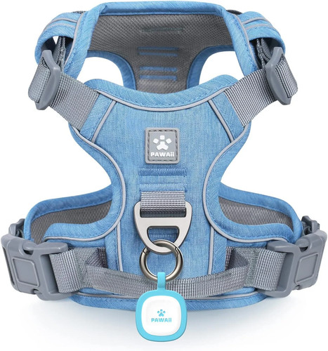 Pull reflective dog harness - dog,