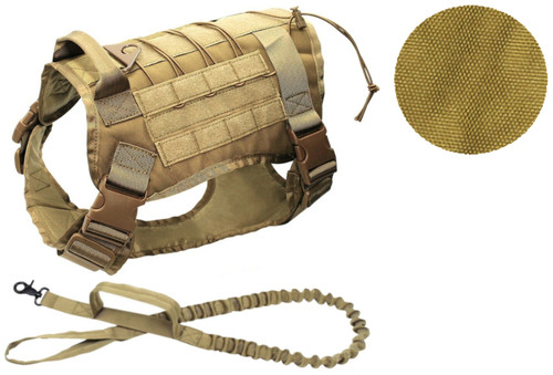Tactical training dog harness - training,