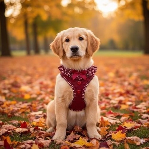 Dog harness choke free wine - free,
