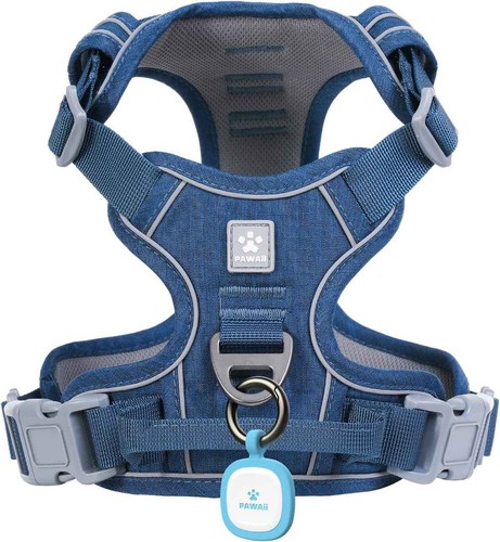 Pull reflective dog harness - reflective,