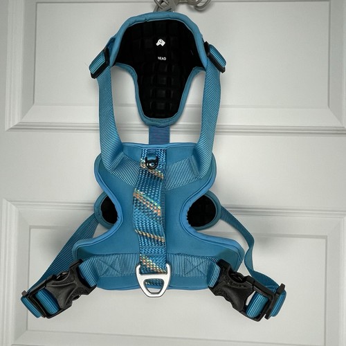 Dog harness blue large - dog,