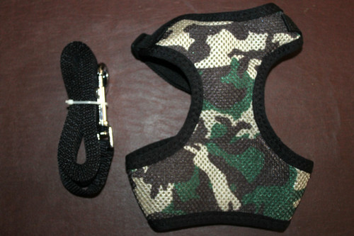 Camouflage dog harness leash - camouflage,