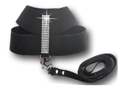 Soft ultrasuede dog - soft, harness
