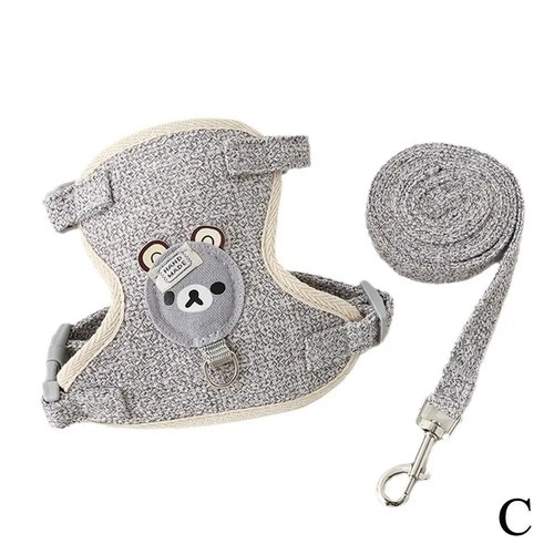 Pet harness vest leash - leash, set