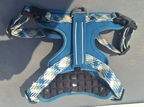 Adjustable padded harness with - adjustable,