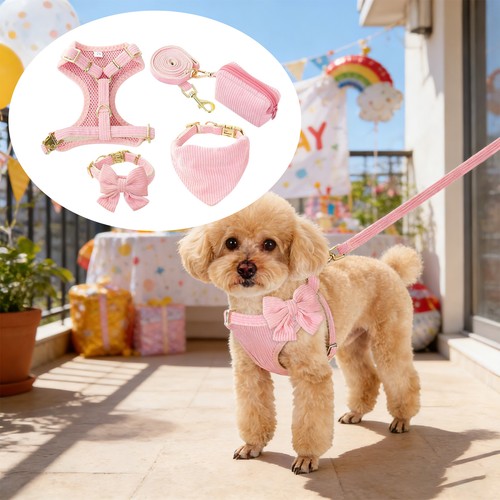Pet harness set dog - harness,